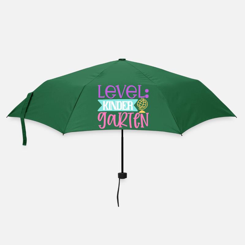 Level: Kindergarten - Regenschirm (klein) - Flaschengrün