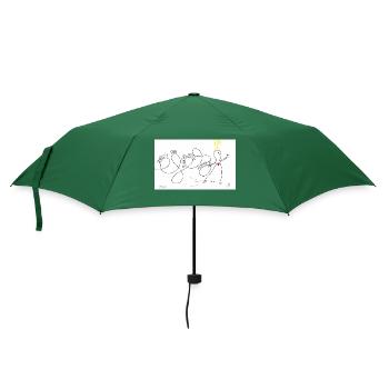 Durch die Disziplinen hopsen. - Regenschirm (klein) - Flaschengrün - Vorne