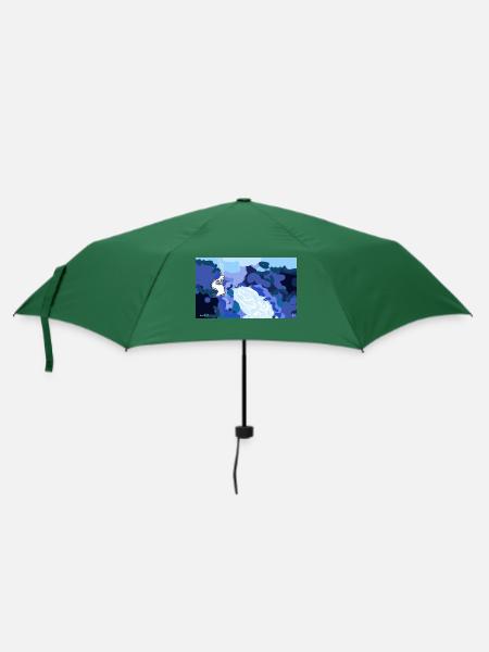 Im Frieden sein - Regenschirm (klein) - Flaschengrün