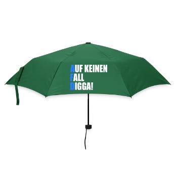 Afd Auf keinen fall digga - Regenschirm (klein) - Flaschengrün - Vorne