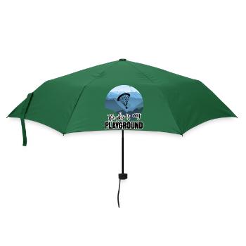 The sky is my playground - Regenschirm (klein) - Flaschengrün - Vorne