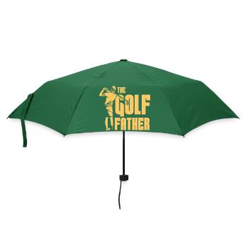The Golf Father - Regenschirm (klein) - Flaschengrün - Vorne