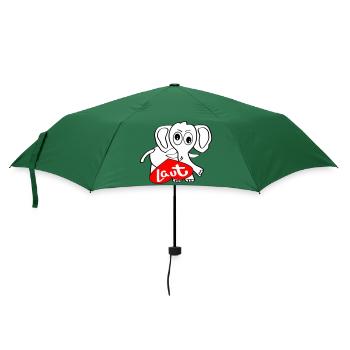 Lautrüssel - Regenschirm (klein) - Flaschengrün - Vorne