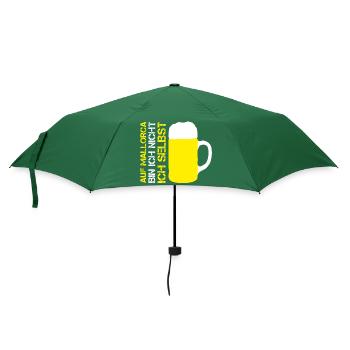 Lustiges AUF MALLORCA BIN ICH NICHT ICH SELBST 23 - Regenschirm (klein) - Flaschengrün - Vorne