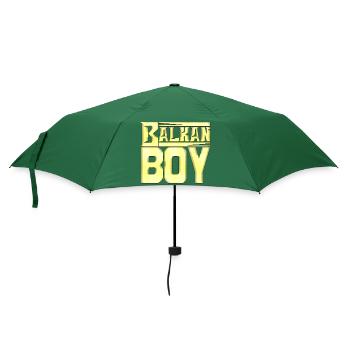Balkan Kroatien Bosnien Serbien juge exyu boy boys - Regenschirm (klein) - Flaschengrün - Vorne