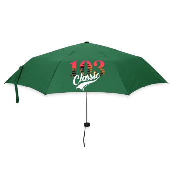 Jahrgang 103. Jubiläum - Regenschirm (klein) - Flaschengrün - Vorne