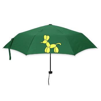 ballon hund - Regenschirm (klein) - Flaschengrün - Vorne