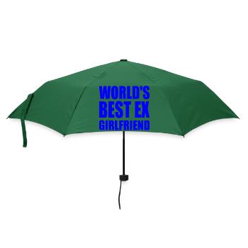 worlds best ex girlfriend - Regenschirm (klein) - Flaschengrün - Vorne
