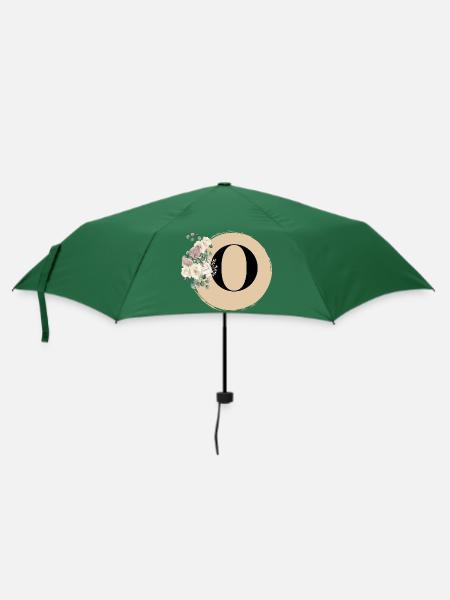 Buchstabe O - Regenschirm (klein) - Flaschengrün
