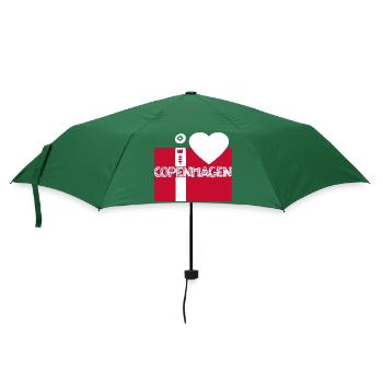 Kopenhagen - Regenschirm (klein) - Flaschengrün - Vorne