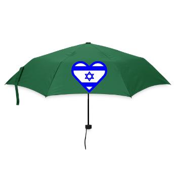 Israel - Regenschirm (klein) - Flaschengrün - Vorne