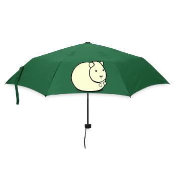 Hamster süß Tier Nagetier Tiere lustig Haustier 4 - Regenschirm (klein) - Flaschengrün - Vorne