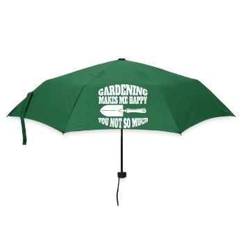 Gärtner Hobbygärtner Gärtnerei Gartenarbeit Garten - Regenschirm (klein) - Flaschengrün - Vorne