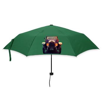 Oldtimer sind mehr als nur klassische Autos - Regenschirm (klein) - Flaschengrün - Vorne