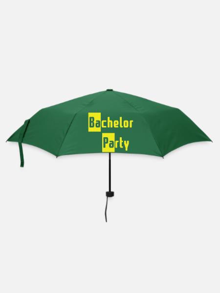 Bachelor Party - Regenschirm (klein) - Flaschengrün