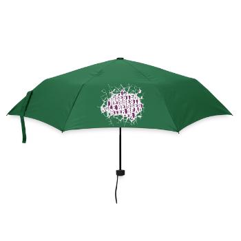 hunderasse zitat bachhund hundehalter bluthund - Regenschirm (klein) - Flaschengrün - Vorne