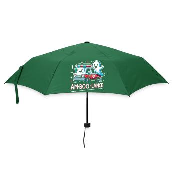 Am-Boo-Lance Krankenwagenfahrer Rettungssanitäter EMS Hallo - Regenschirm (klein) - Flaschengrün - Vorne