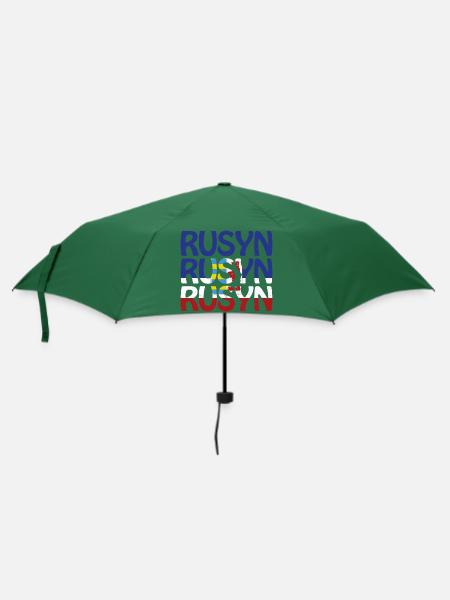 Karpaten Rusyn Rusnak Ethnische Gruppr Rus - Regenschirm (klein) - Flaschengrün