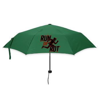 LAUFEN ODER VERROTTEN - Regenschirm (klein) - Flaschengrün - Vorne