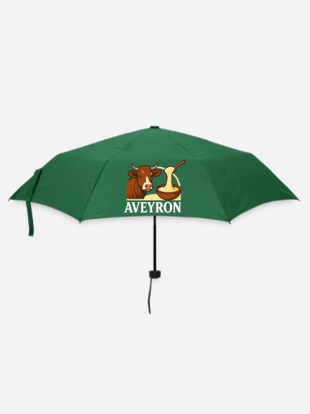 Aveyron 12 Okzitanien - Regenschirm (klein) - Flaschengrün