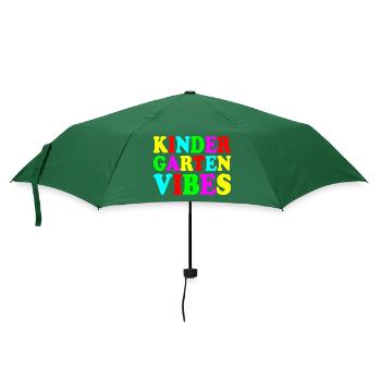 kindergarten vibes - Regenschirm (klein) - Flaschengrün - Vorne