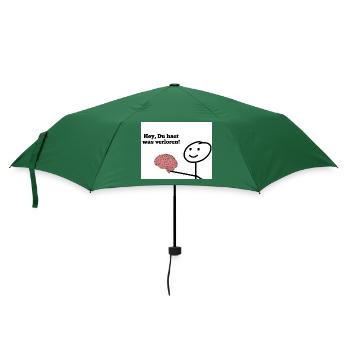 Hey, Du hast was verloren! - Regenschirm (klein) - Flaschengrün - Vorne