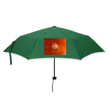 ewichkult gallery logo - Regenschirm (klein) - Flaschengrün - Vorne