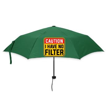 Achtung, ich habe keinen Filter - Regenschirm (klein) - Flaschengrün - Vorne