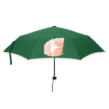 Dancing Dance Music - Regenschirm (klein) - Flaschengrün - Vorne