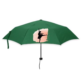 Dancing Dance Music - Regenschirm (klein) - Flaschengrün - Vorne