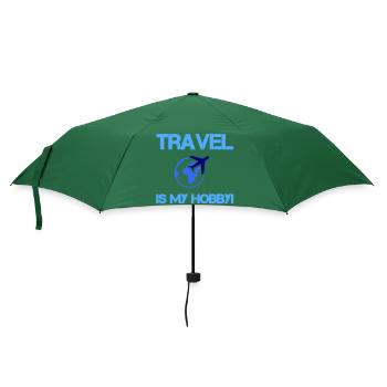travel hobby - Regenschirm (klein) - Flaschengrün - Vorne