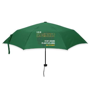 Ingenieur Stolz Geschenke für Software Entwickler - Regenschirm (klein) - Flaschengrün - Vorne