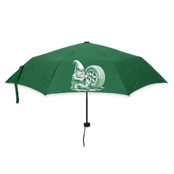 Automechaniker - Regenschirm (klein) - Flaschengrün - Vorne