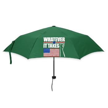 Whatever It Takes USA - Regenschirm (klein) - Flaschengrün - Vorne