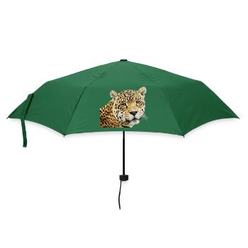 Jaguar - Regenschirm (klein) - Flaschengrün - Vorne