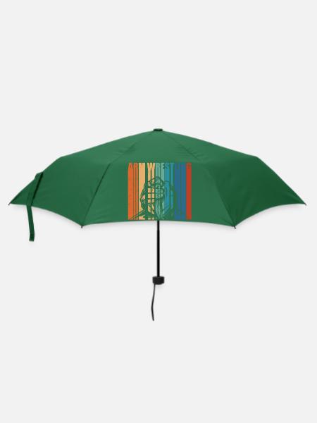 Armdrücken - Regenschirm (klein) - Flaschengrün