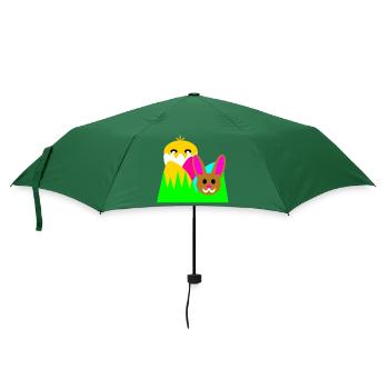Bild für Ostern - Regenschirm (klein) - Flaschengrün - Vorne