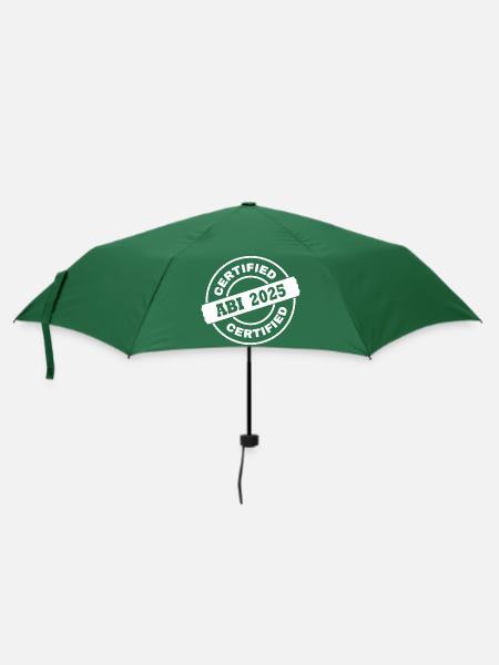 Abi 2025 - Regenschirm (klein) - Flaschengrün