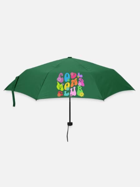 Cool Moms Club - Regenschirm (klein) - Flaschengrün