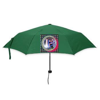 Üff [Status] - Club WoW - Regenschirm (klein) - Flaschengrün - Vorne