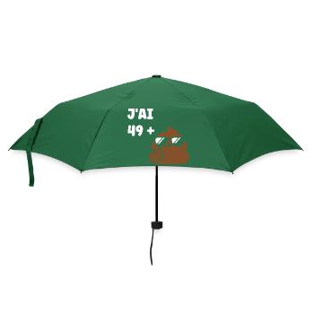 50 ans - Parapluie standard - vert bouteille - Devant