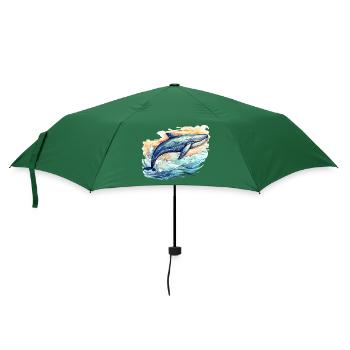 Wal - Regenschirm (klein) - Flaschengrün - Vorne