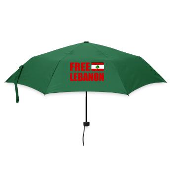 free lebanon - libanon - Regenschirm (klein) - Flaschengrün - Vorne