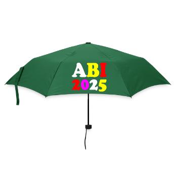 Abi 2025 - Regenschirm (klein) - Flaschengrün - Vorne
