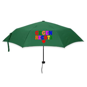Gegen rechts - Regenschirm (klein) - Flaschengrün - Vorne