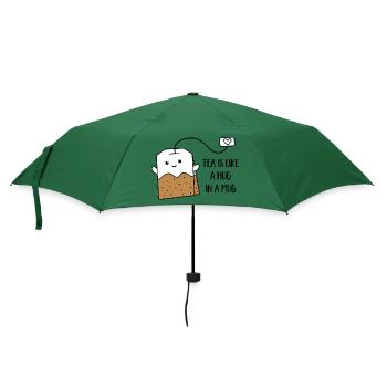 Tee - Regenschirm (klein) - Flaschengrün - Vorne