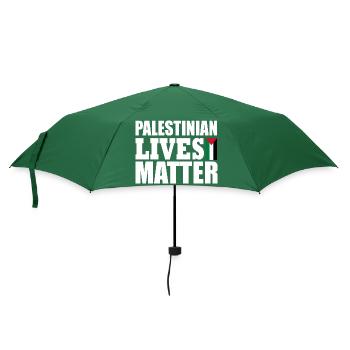 palestinian lives matter - Regenschirm (klein) - Flaschengrün - Vorne