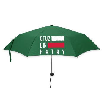 Hatay 31 Türkei Turkiye Geschenk Urlaub TR - Regenschirm (klein) - Flaschengrün - Vorne