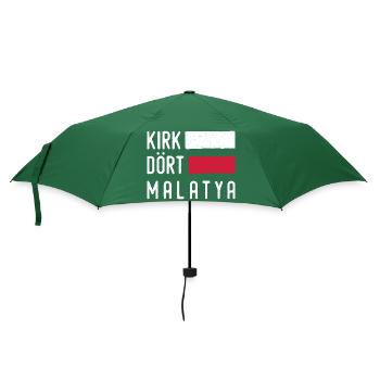 Malatya 44 Türkei Turkiye Geschenk Urlaub TR Türk - Regenschirm (klein) - Flaschengrün - Vorne