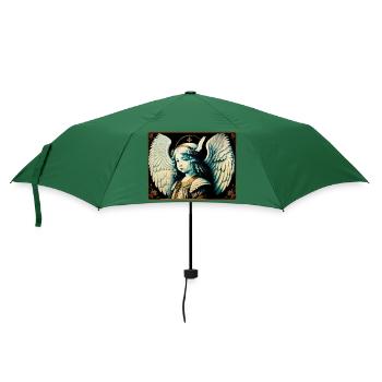 Kleiner Engel - Regenschirm (klein) - Flaschengrün - Vorne